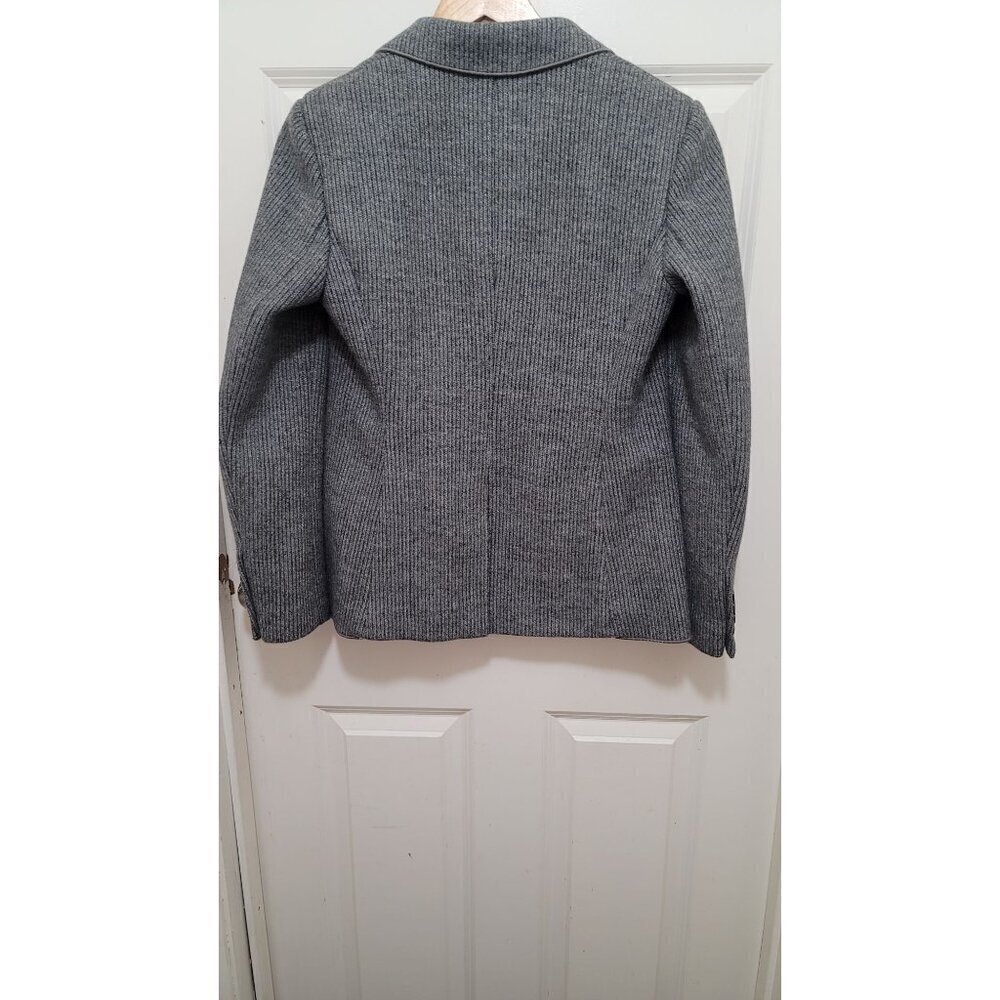 Ann Taylor Gray Blazer Tailored Fit Professional - Picture 4 of 13